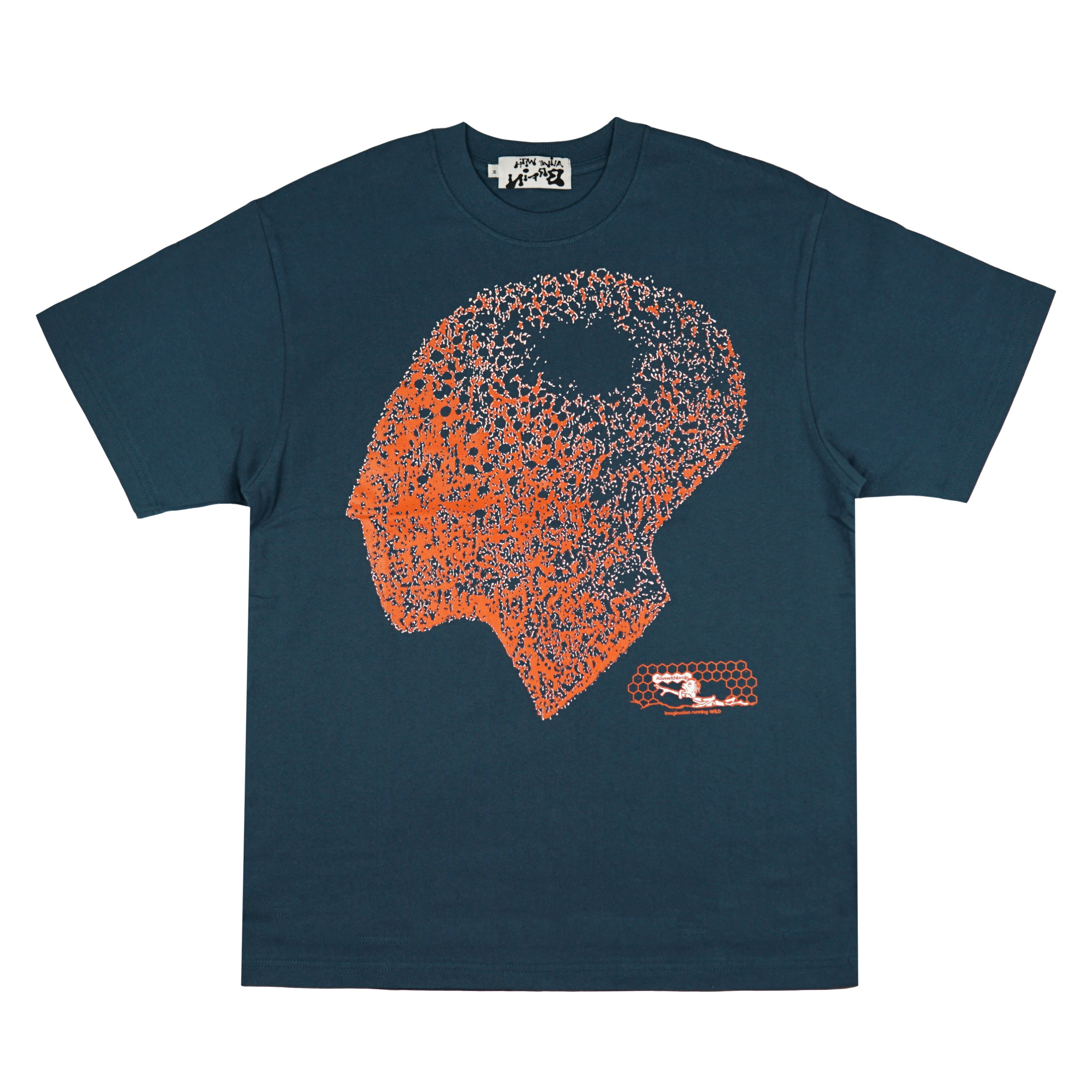 IMAGINE T-SHIRT OCEAN BLUE | ALIVEWITHBRAIN