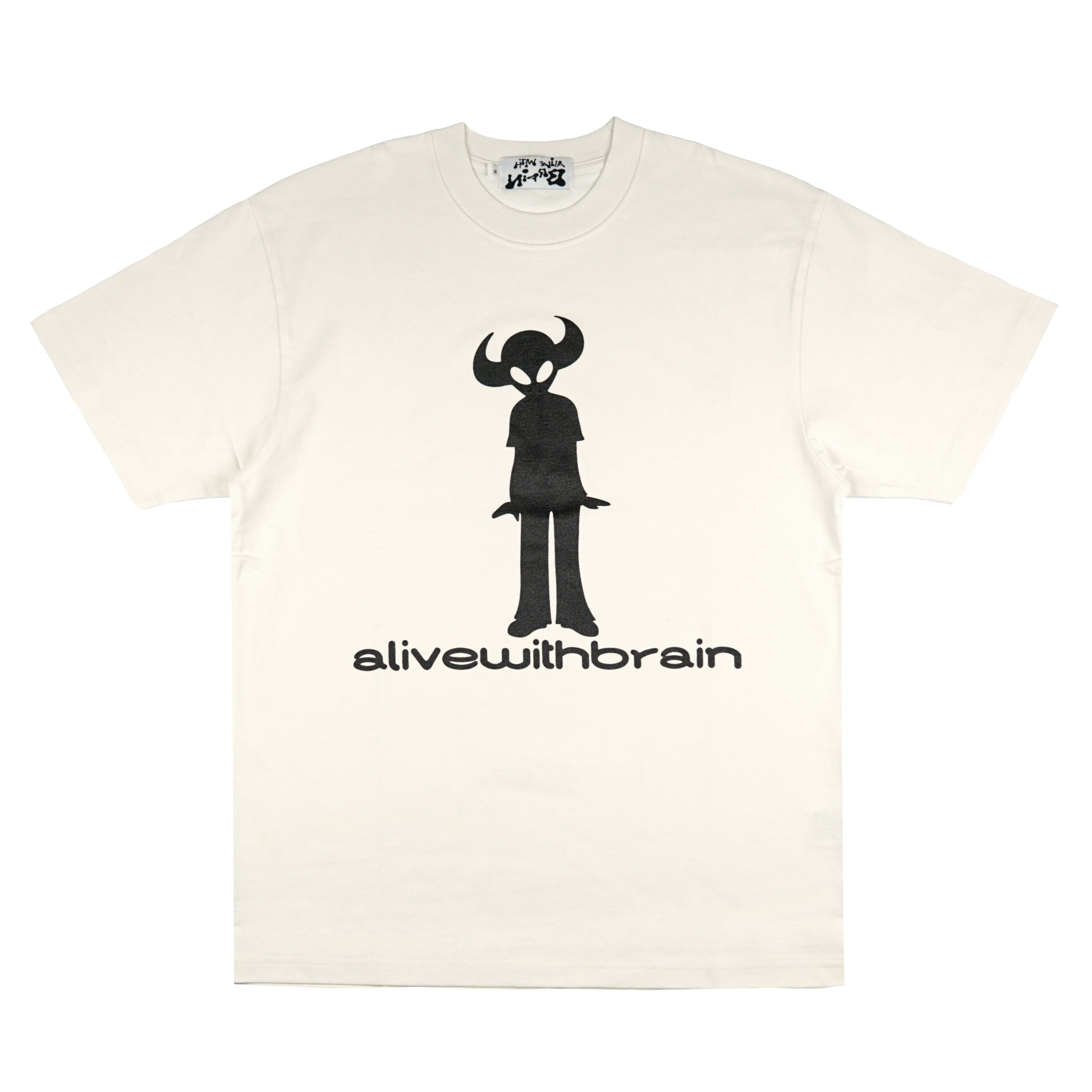 ALIENATED T-SHIRT BROKEN WHITE | ALIVEWITHBRAIN