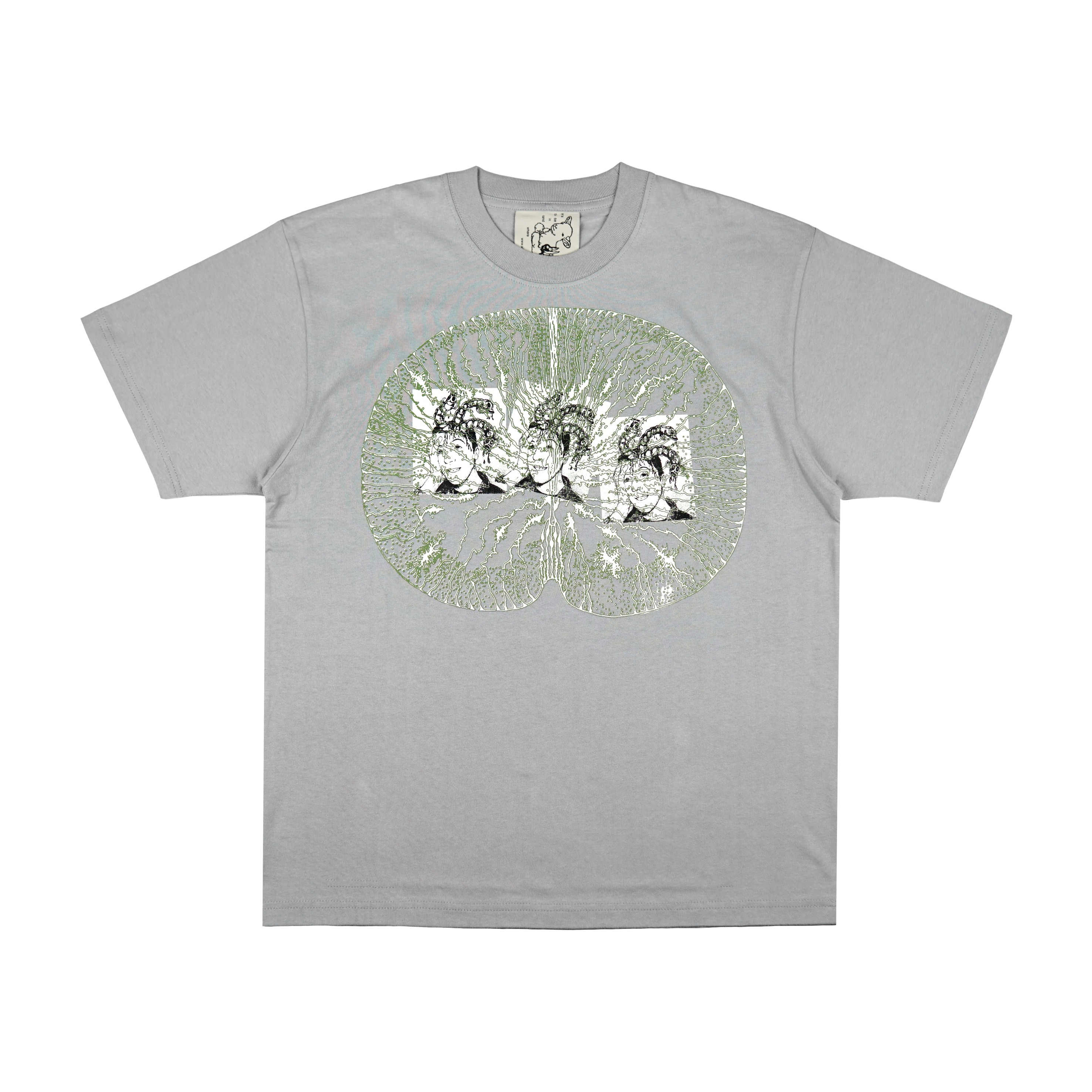 HEADACHE T-SHIRT SILVER-GREY | ALIVEWITHBRAIN