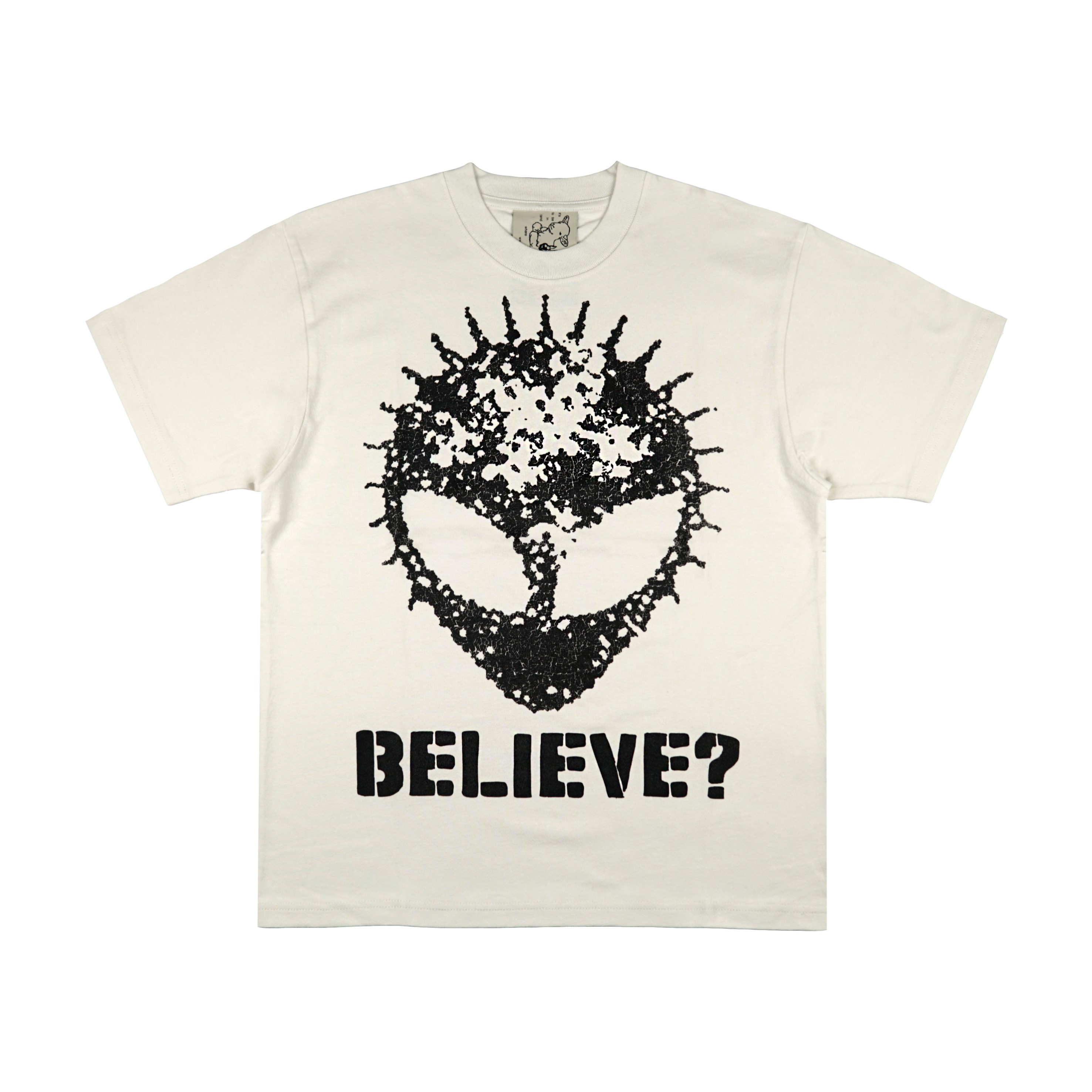 FOREIGN T-SHIRT BROKEN WHITE | ALIVEWITHBRAIN