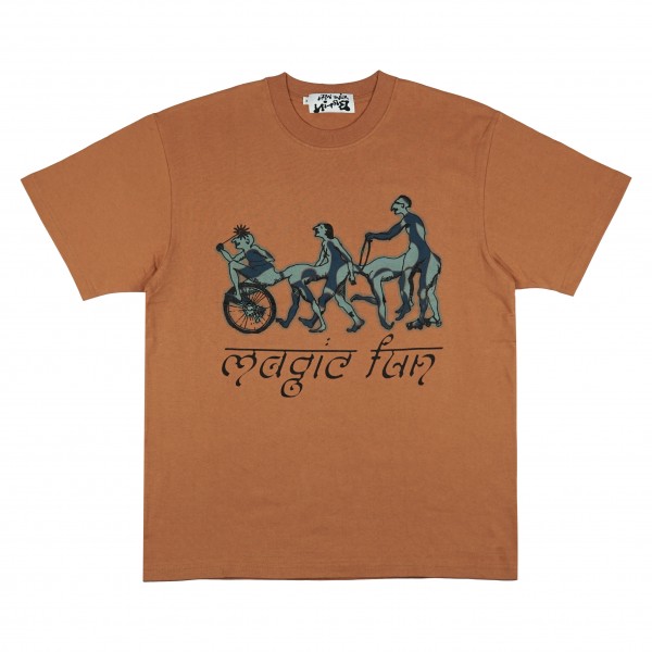 CIMAG T-SHIRT BROWN | ALIVEWITHBRAIN