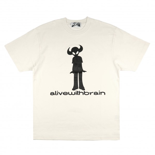 ALIENATED T-SHIRT BROKEN WHITE | ALIVEWITHBRAIN