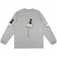 THE END LS T-SHIRT GREY | ALIVEWITHBRAIN