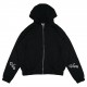 INSANE HOODIE ZIP BLACK RAISIN | ALIVEWITHBRAIN